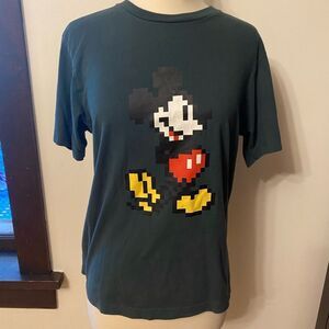 Disney UT Uniqlo Mickey Mouse Minecraft Short‎ Sleeve Graphic T-Shirt
